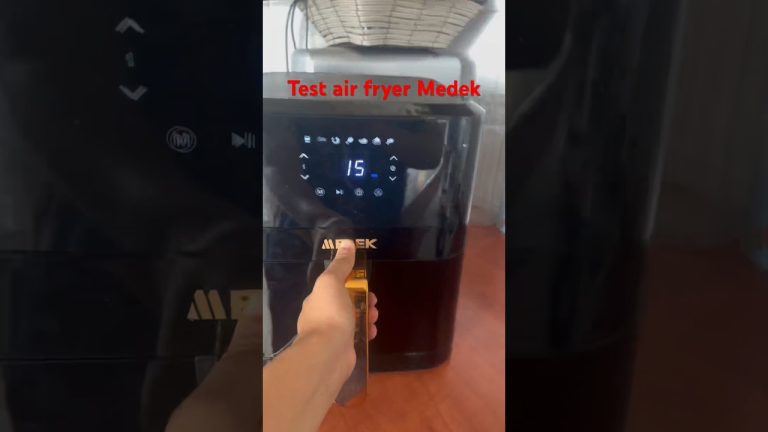Découvrez les secrets de la friteuse sans huile MEDEK 6L : un test complet pour des repas sains et savoureux